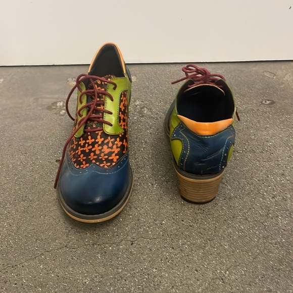 Women's Sacofy Bohemian Leather Brogues Oxfords Size 8 - Picture 3 of 5